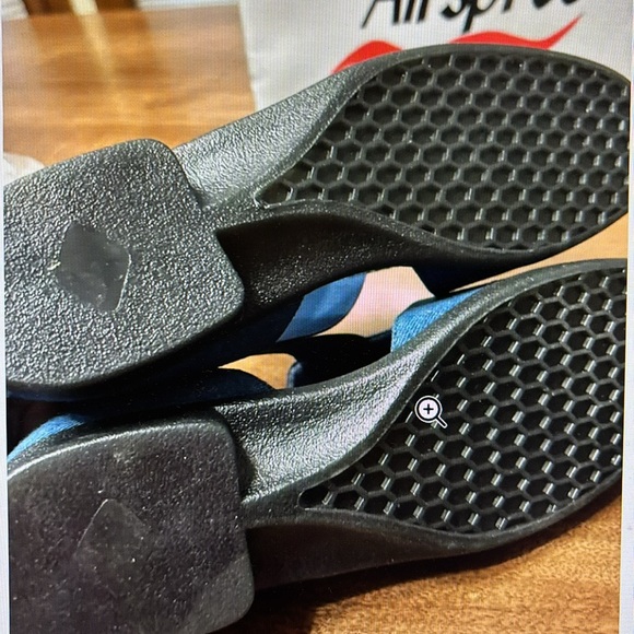NIB AirSpree blue denim Gore ladies slip on sandal size 9M - Picture 6 of 8